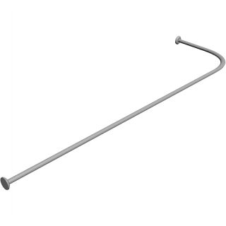 Карниз для ванны Relisan Isabella 170х90 Гл000015141 Хром